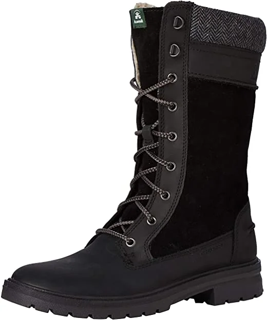 Tennis shoes for indoor and outdoor use-Used Kamik Women's Rogue 9 Winter Snow Boots Waterproof Size 10 Black