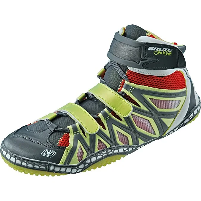 Tennis shoes with responsive cushioning for enhanced agility-New Brute JS25 Elite Wrestling Shoes 2B000443 Mens Size 12 Multi-Colored