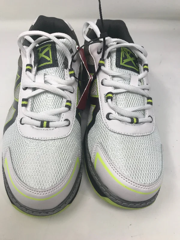 Tennis shoes with responsive cushioning for enhanced agility-New Other KR Strikeforce L-049-060 Kross Bowling Shoes White/Grey/Yellow, Sz 8.5