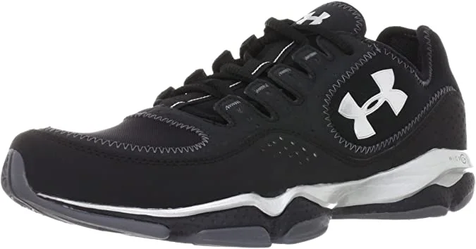 Tennis shoes with the best shock protection-New Under Armour Mens Micro G Defend Training Shoes Adult 9.5 Black/Silver