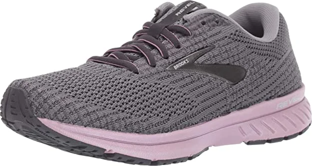 Tennis shoes for enhanced foot control-New Brooks Women's Revel 3 Athletic Shoe Size 6 Primer/Blackened/Frost