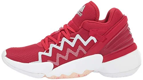 Tennis shoes with the best grip for hard courts-New Adidas Unisex-Adult D.o.n. Issue 2 Indoor Court Shoe Mens Size 4.5 Red/White