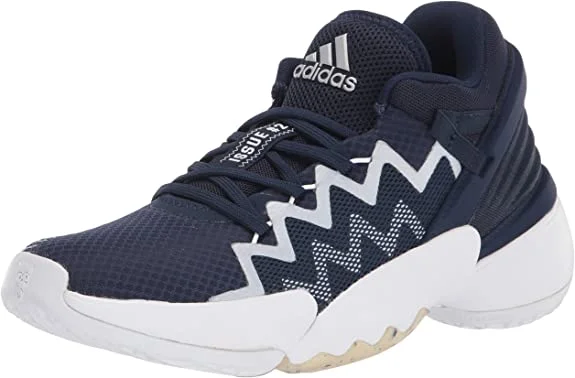 Tennis shoes for improving footwork-New Other Adidas Unisex-Adult D.O.N. Issue 2 Indoor Court Shoe Men's Size 5.5 Nvy/Wht