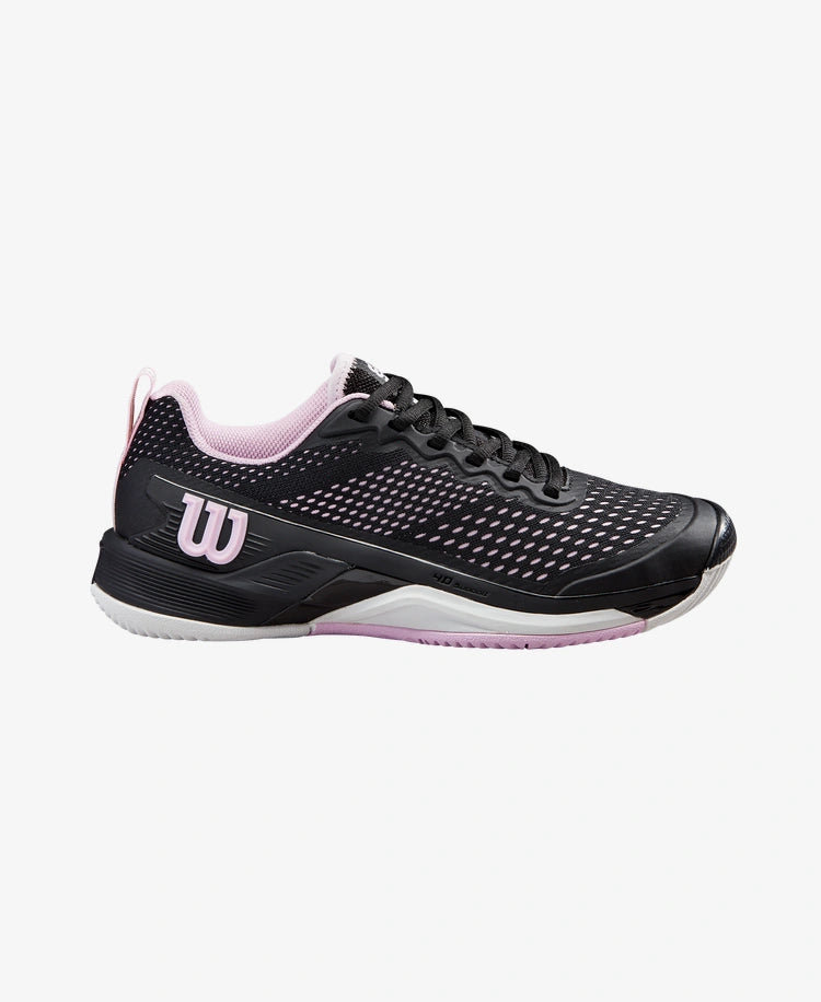 Tennis shoes with great toe protection-Wilson Women's Rush Pro 4.5 (Black/Pirouette)