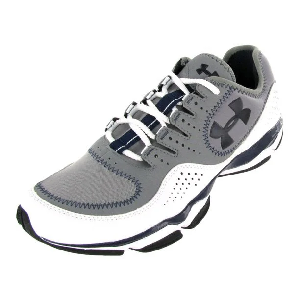 High-performance tennis shoes for professional players-New Under Armour Mens Micro G Defend Training Shoes Adult 12.5 Gray/White