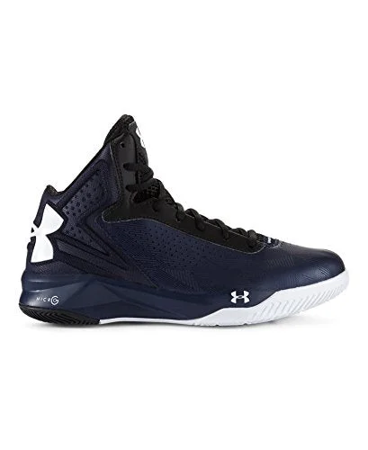 Tennis shoes for optimizing performance during matches-New Under Armour Women's UA Micro G Torch Basketball Shoes Wmn 11.5 Nvy/Blk/Wht