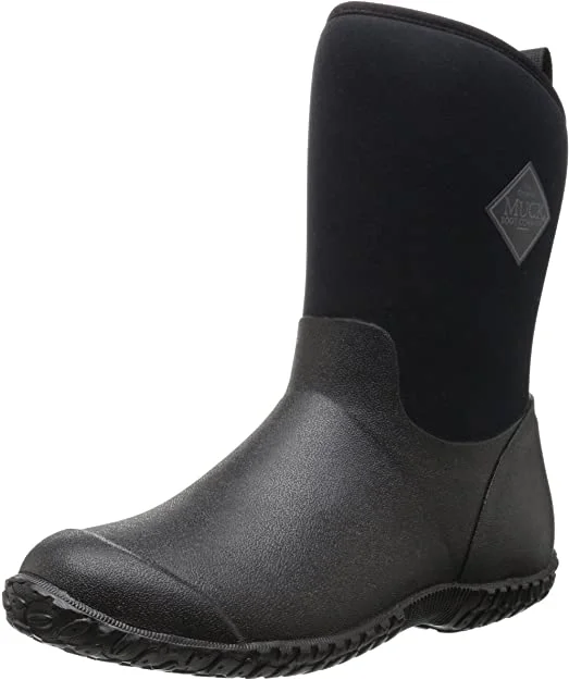 Tennis shoes for wide feet-New Muck Boot Women's Muckster Ii Mid Rain Boot Size 10 Black/Charcoal