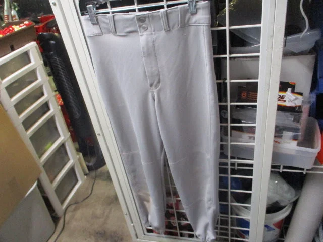 Trendy baseball pants styles-Used Champro Grey Baseball Pants Size Youth XL