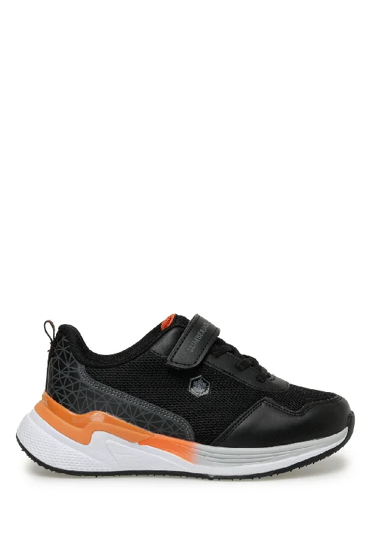 Basketball shoes with the best support for running-Coupon Mesh Xl Jr Black Boys Running Shoes