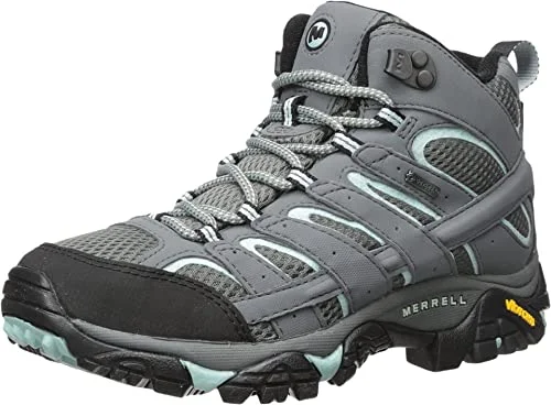 Tennis shoes for improving lateral agility-Used Merrell Women's Moab 2 Mid Gtx Hiking Boot Womens 7.5 Grey