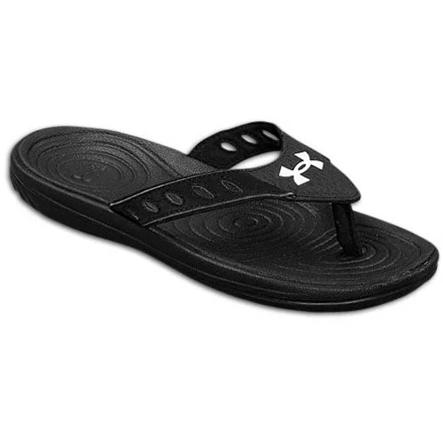 Tennis shoes with great toe protection-New Under Armour Gyra T Thong - Women's ( sz. 6.0, Black/White )