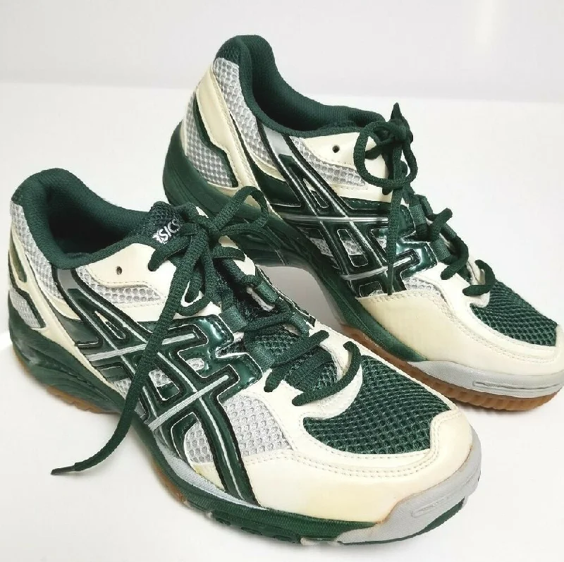 Tennis shoes for all-day wear during tournaments-New Asics BN756 GEL-1120V Size 7 Green/Silver/White Shoes