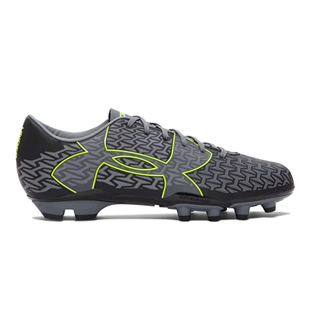 Best tennis shoes for cross-court performance-New Under Armour CF Force 2.0 FG Sz Men 13 Gray/Green Molded Soccer Cleats