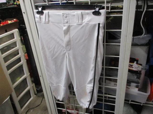 Comfortable breathable material for baseball pants-Used Champro White Knickers w/ Piping Size Youth XL