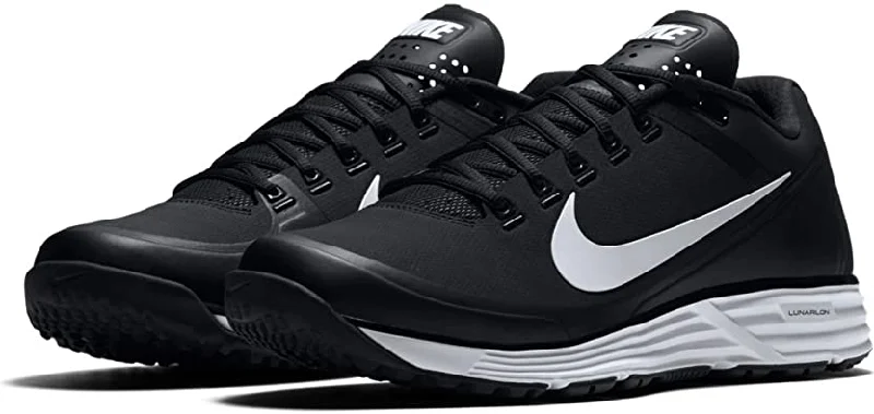 Best tennis shoes for performance-New Men's Nike Lunar Clipper '17 Baseball Turf Shoe Black/White Men's Size 9