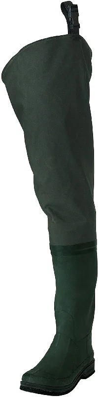 Tennis shoes for narrow feet-New Other Frogg Toggs Cascades 2-ply Poly/Rubber Bootfoot Hip Wader Y7 Green