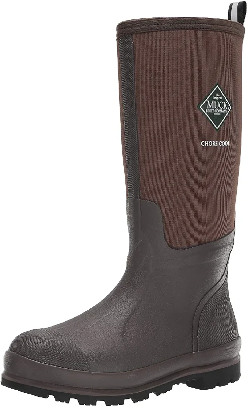 Tennis shoes with superior lateral stability-New Chore Cool Mid Muck Boot Size 7/men 8/Women Brown