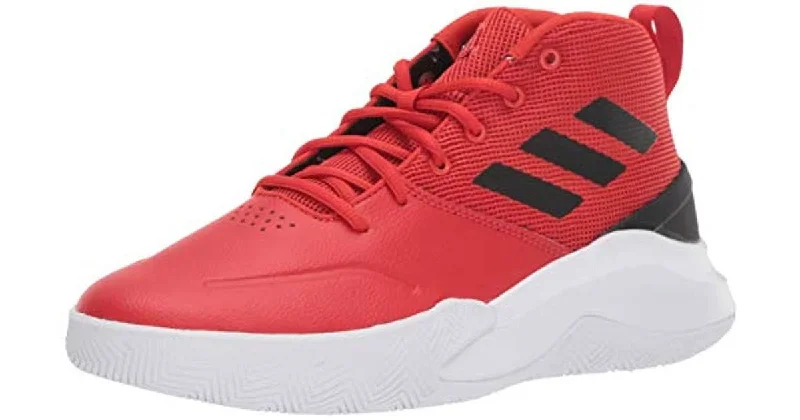 Tennis shoes with reinforced heel and toe protection-New Other adidas Men's Ownthegame Basketball Shoe Size 12 Red and White