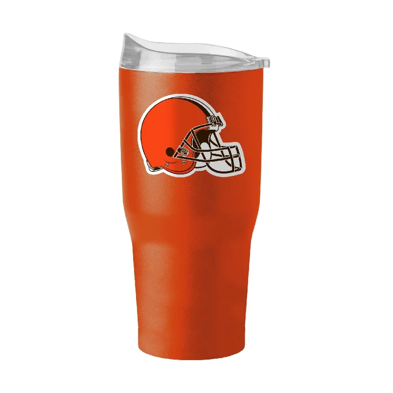 Team cups with player names and numbers-Cleveland Browns 30oz Flipside Powder Coat Tumbler