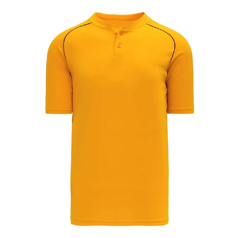 Baseball jerseys for all-weather comfort and durability-2-Button DryFlex Gold Jersey