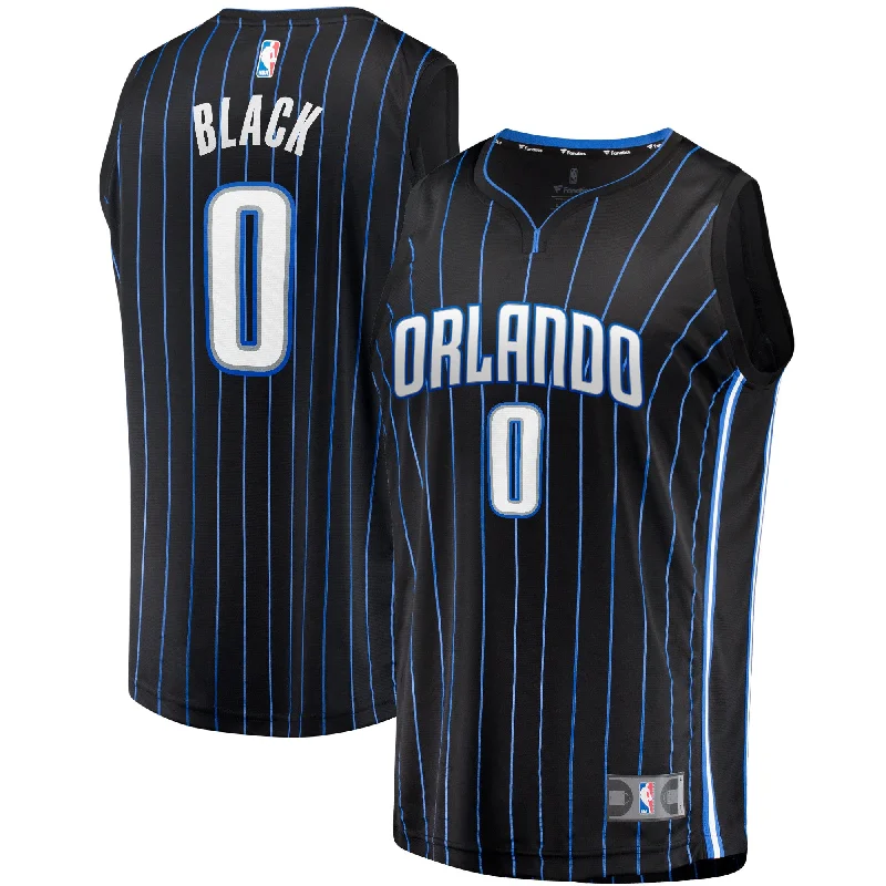 Basketball jerseys with bold color designs for standout style-Anthony Black Orlando Magic Branded Youth Fast Break Basketball Jersey - Icon Edition - Black