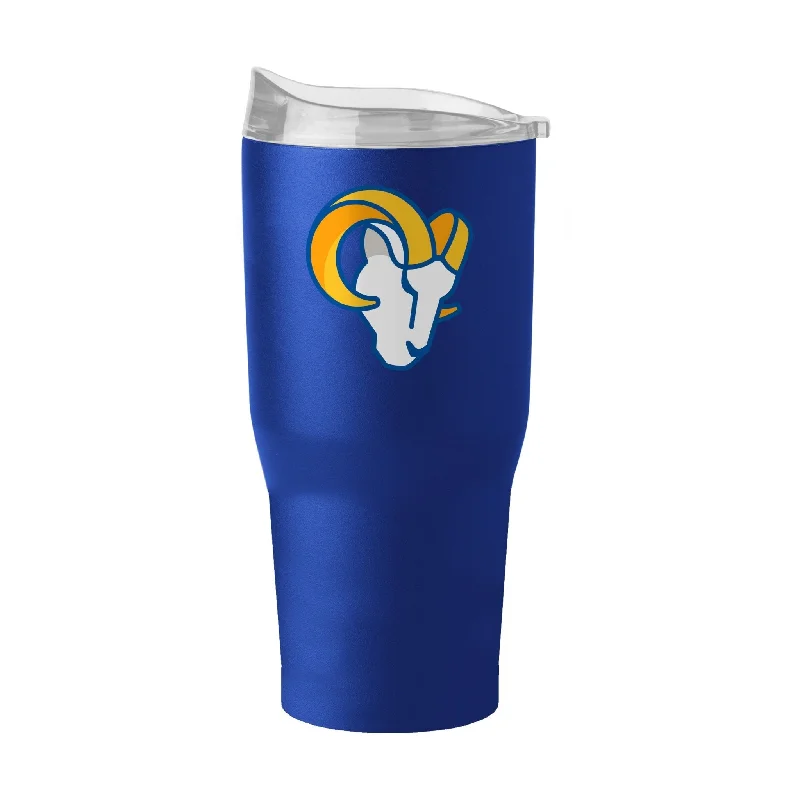 Custom printed team cups for team sports-Los Angeles Rams 30oz Flipside Powder Coat Tumbler