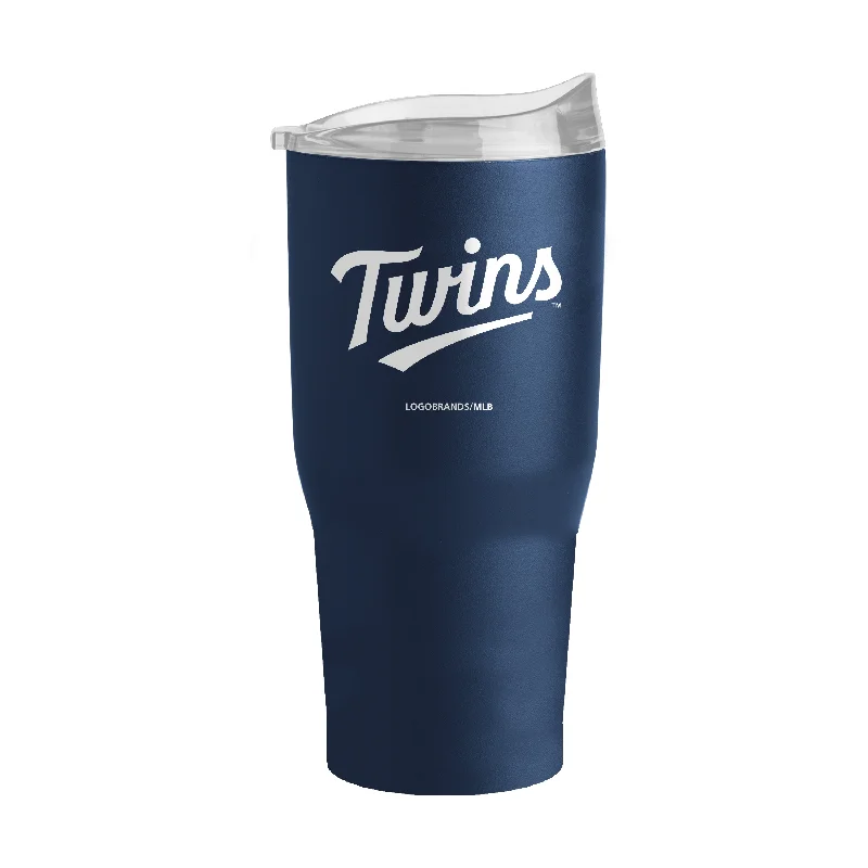 Colorful team cups for group events-Minnesota Twins 30oz Flipside Powder Coat Tumbler