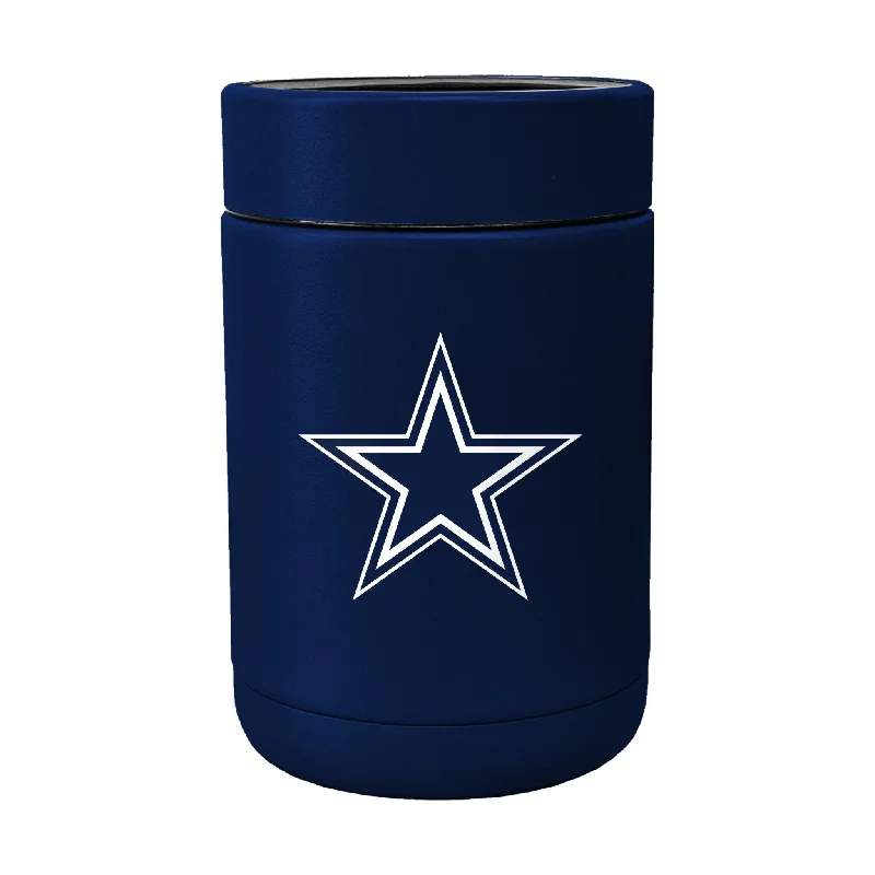 Personalized team cups for summer camps-Dallas Cowboys Flipside Powder Coat Coolie