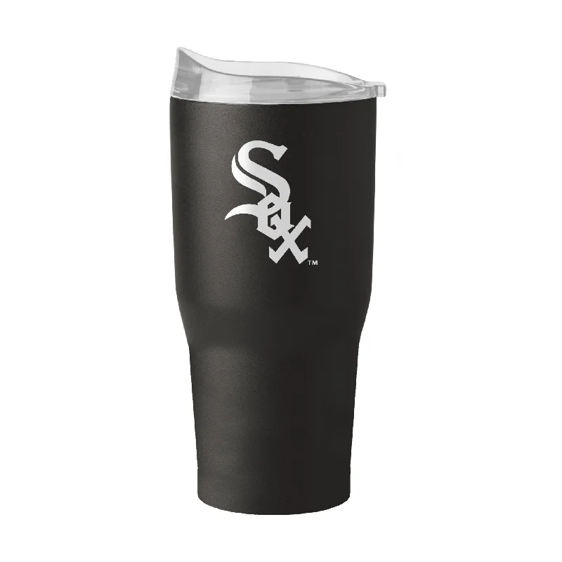 Personalized team cups for summer camps-Chicago White Sox 30oz Flipside Powder Coat Tumbler