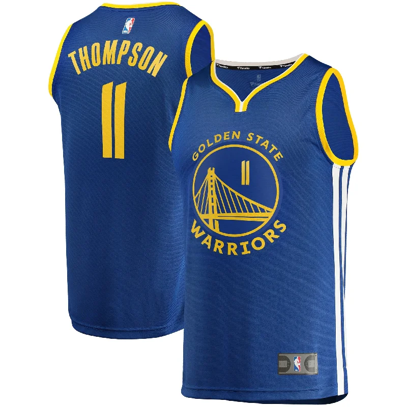 Best basketball jerseys for team sports-Klay Thompson Golden State Warriors Branded Youth 2022/23 Fast Break Player Basketball Jersey - Icon Edition - Royal