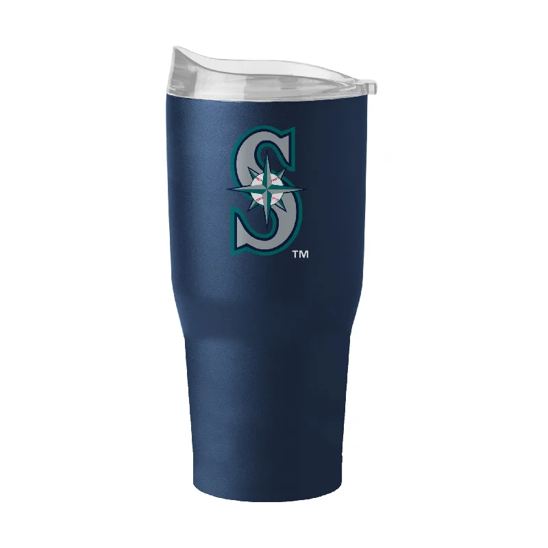 Bulk team cups for large events-Seattle Mariners 30oz Flipside Powder Coat Tumbler