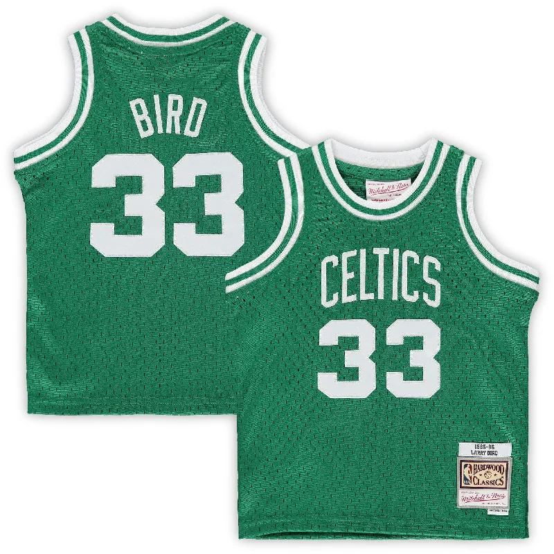 Basketball jerseys with cooling technology for hot weather-Larry Bird Boston Celtics Infant 1985/86 Hardwood Classics Retired Player Basketball Jersey - Kelly Green