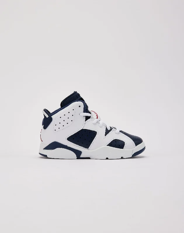 Basketball shoes with the best ankle protection-Jordan Air Jordan 6 Retro 'Olympic' Pre-School