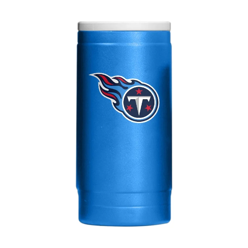 Custom name team cups for teams and groups-Tennessee Titans Flipside Powder Coat Slim Can Coolie