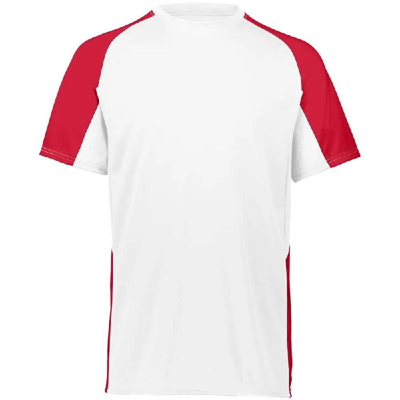 Baseball jerseys for minor league teams-Cutter Baseball Jersey White-Red