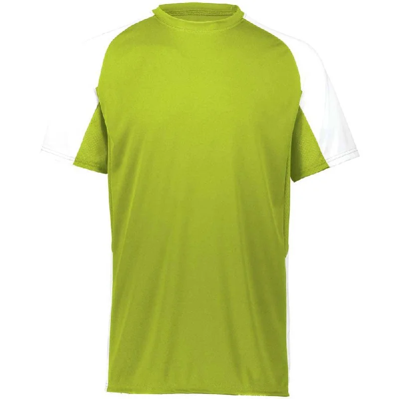 Baseball jerseys with moisture-wicking technology-Cutter Baseball Jersey Lime-White