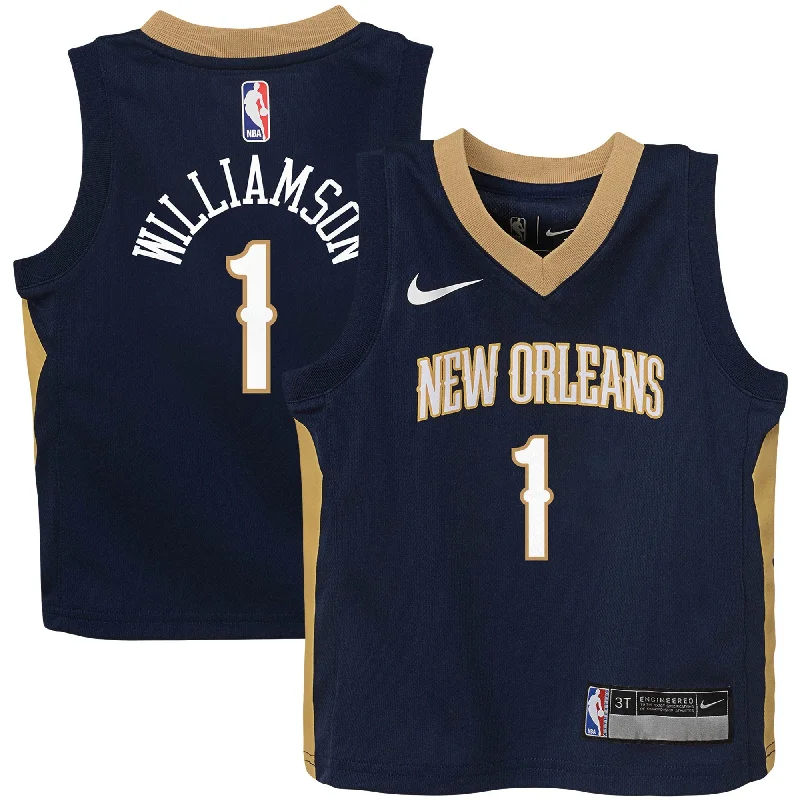 Vintage-inspired basketball jerseys for collectors-Zion Williamson New Orleans Pelicans Basketball Jersey - Icon Edition - Navy