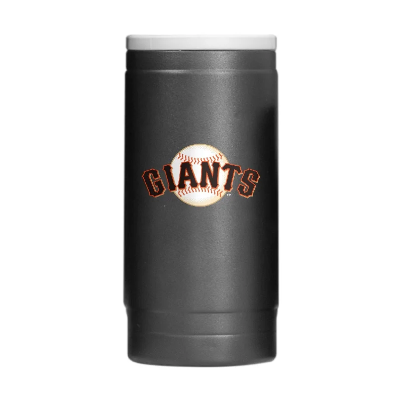 Team cups for team-building activities-San Francisco Giants Flipside Powder Coat Slim Can Coolie