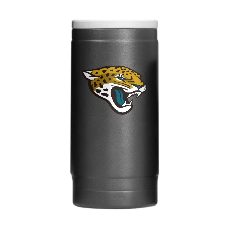 Limited edition team cups for special events-Jacksonville Jaguars Flipside Powder Coat Slim Can Coolie