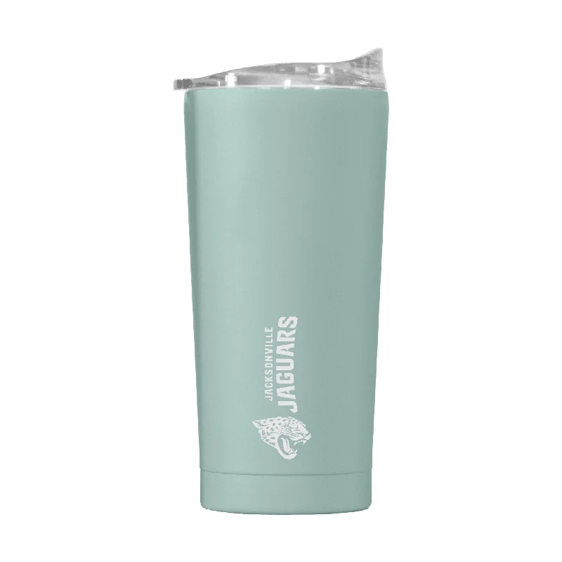 Bulk team cups for fundraising activities-Jacksonville Jaguars 20oz Vertical Powder Coat Tumbler