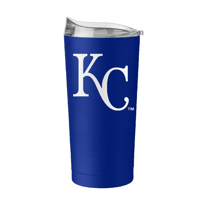 Custom printed team cups for fan groups-Kansas City Royals 20oz Flipside Powder Coat Tumbler