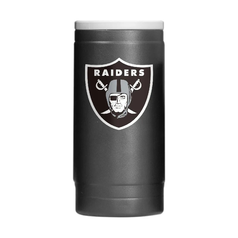 How to design team cups for your group-Las Vegas Raiders Flipside Powder Coat Slim Can Coolie