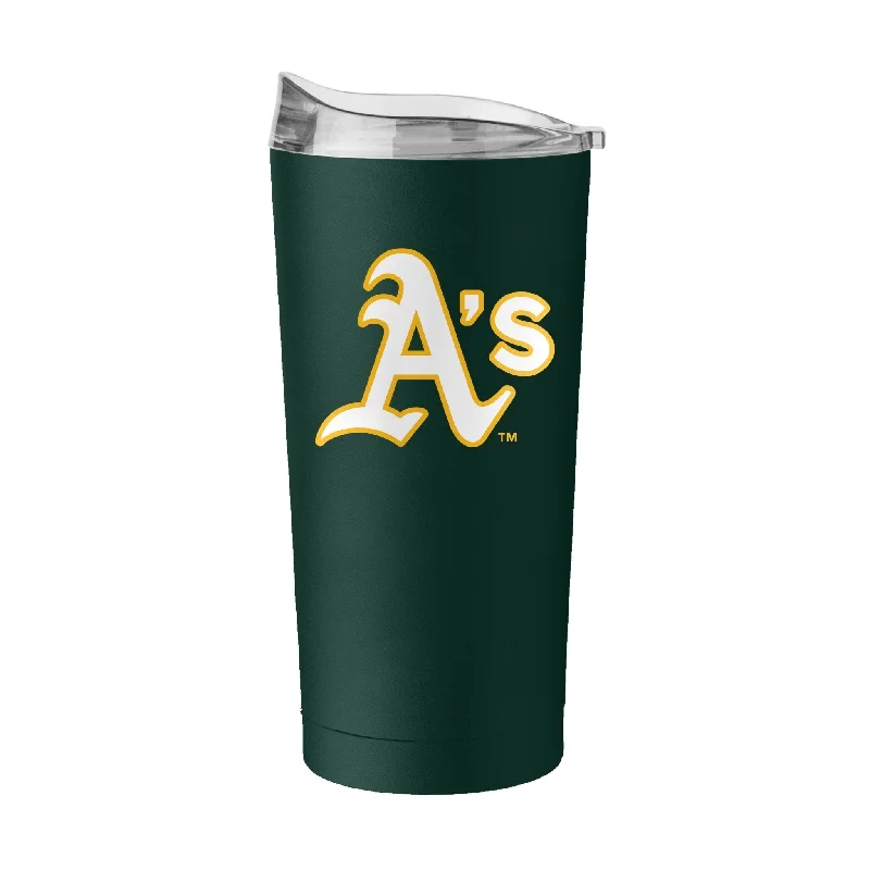 Unique team cups for fan clubs-Oakland Athletics 20oz Flipside Powder Coat Tumbler