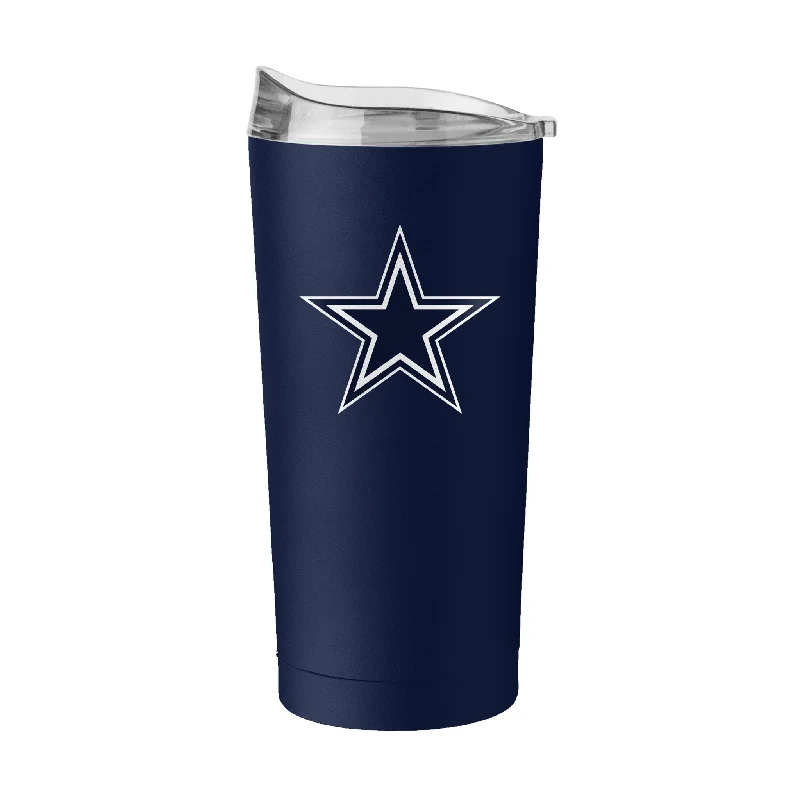 Unique design team cups for branding-Dallas Cowboys 20oz Flipside Powder Coat Tumbler