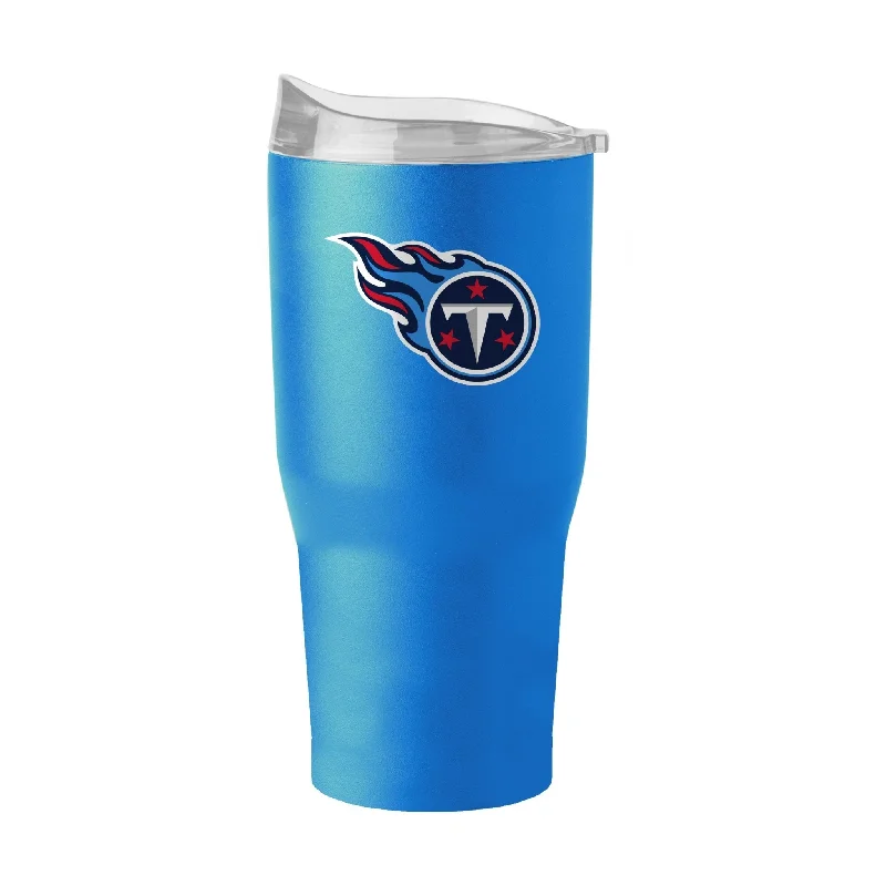 Team cups for school spirit and pride-Tennessee Titans 30oz Flipside Powder Coat Tumbler