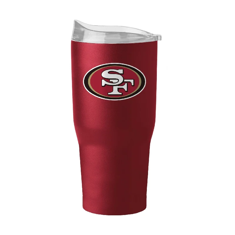 Durable team cups for sports teams and coaches-San Francisco 49ers 30oz Flipside Powder Coat Tumbler