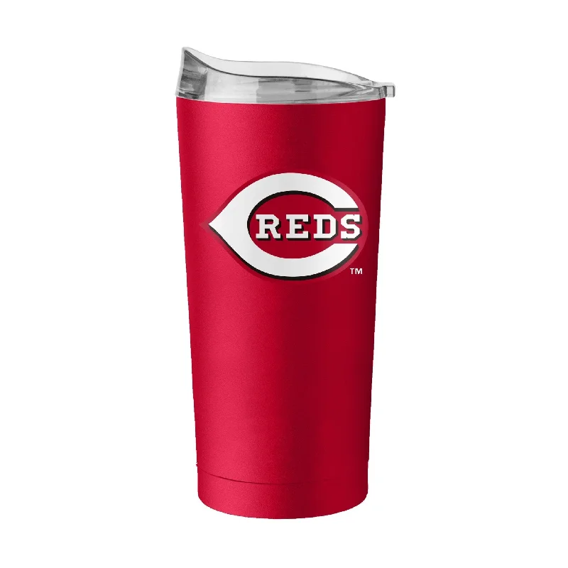 Stylish team cups for elite teams-Cincinnati Reds 20oz Flipside Powder Coat Tumbler