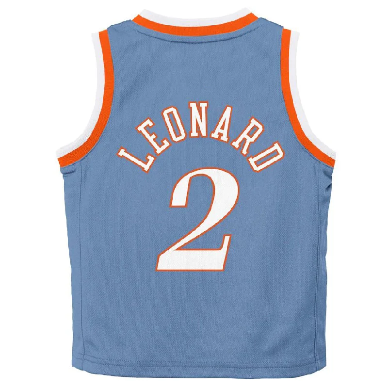 Classic basketball jerseys for memorabilia collectors-LA.Clippers #2 Kawhi Leonard Infant 2021-22 City Edition Replica Jersey Light Blue Stitched American Basketball Jersey