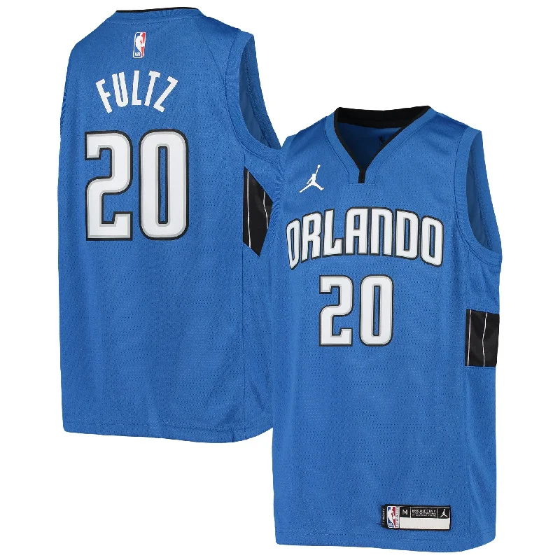 Soft-touch fabric basketball jerseys for extra comfort-Markelle Fultz Orlando Magic Jordan Brand Youth 2020/21 Swingman Basketball Jersey - Statement Edition - Blue