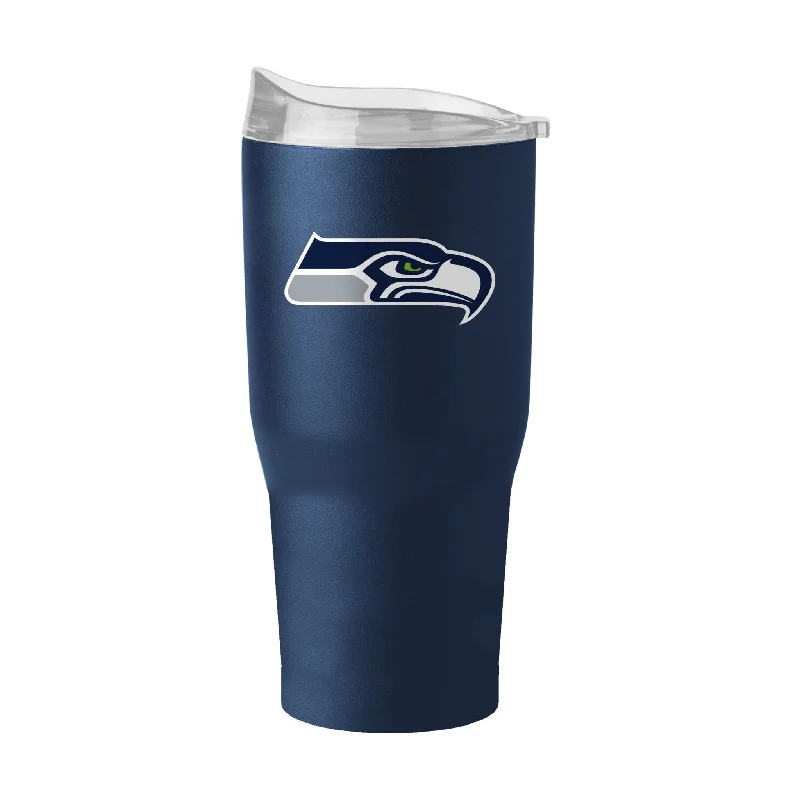 Stylish team cups for fundraising events-Seattle Seahawks 30oz Flipside Powder Coat Tumbler